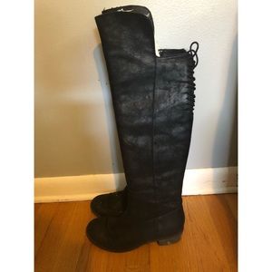 Chinese Laundry Black Knee High Boots
